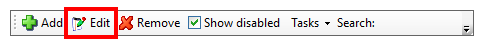Edit button